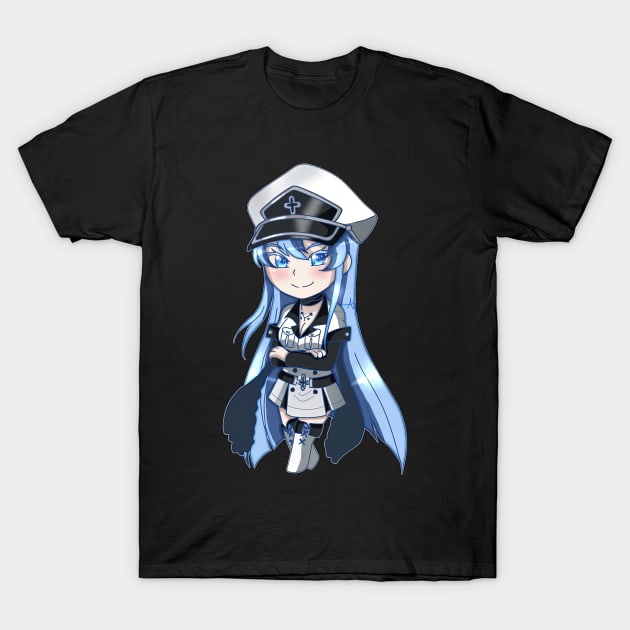 Esdeath Akame Ga Kill T-Shirt by ShariLambert